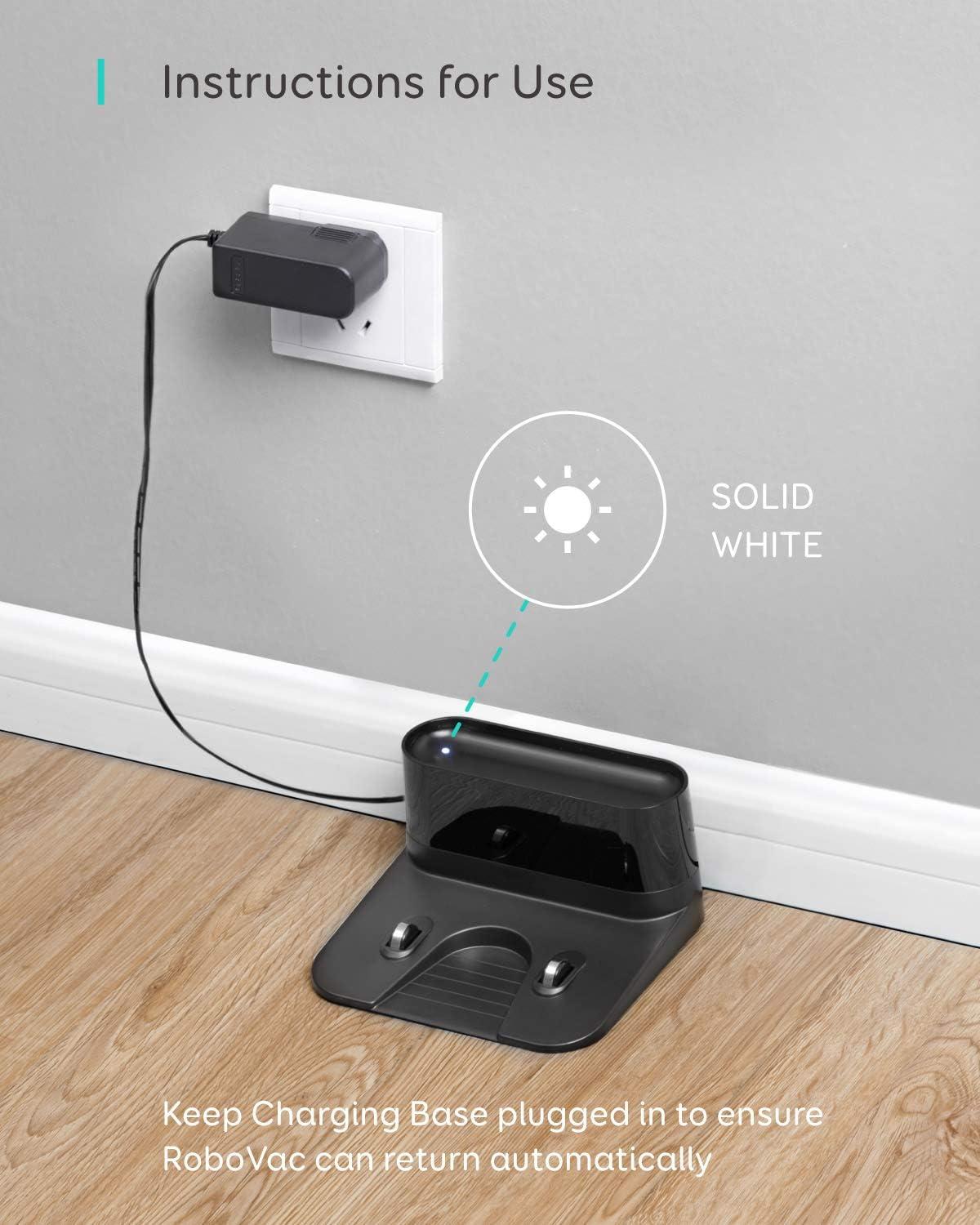 imageeufy Charging Base Compatible with eufy 11S11S MAX1215C15C MAX25C Max G10 HybridG30G30 Edge G30 Hybrid G30 Verge G15 G20 G20 Hybrid G35 G35 G40 Series