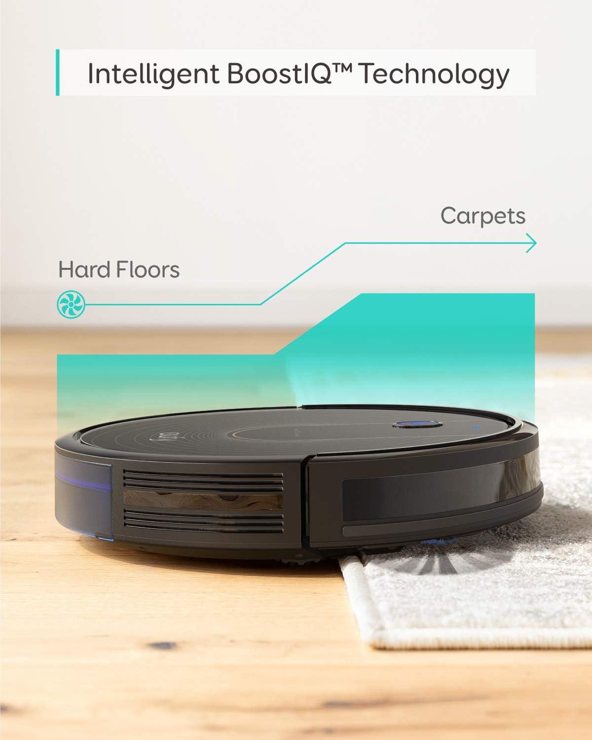 imageeufy C10 Robot Vacuum Self Emptying 8 Weeks Hands Free Advanced Smart Mapping with LiDAR Navigation 285Inch Slim Design Powerful Suction Edge Expansion Brush for Pet Hair Carpet Detection15C
