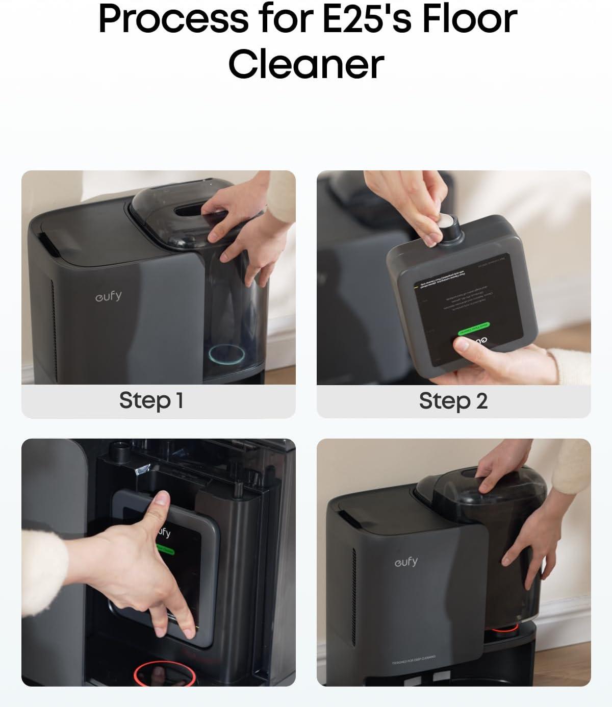 imageeufy Floor Cleaning Solution Ready to Use 600 ml Floor Cleaning Solution Safe Compatible with E2516 Fl Oz Pack of 2