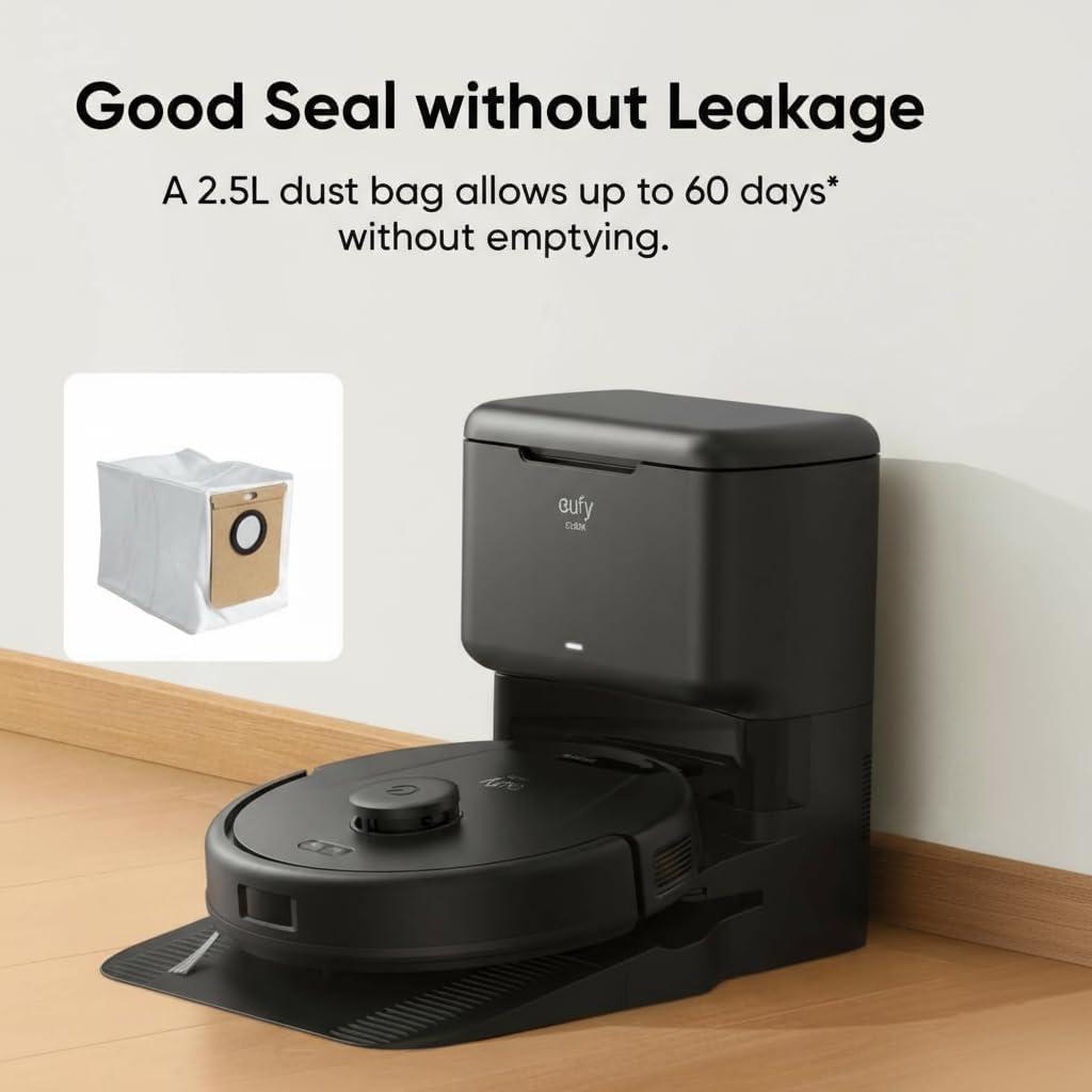 imageeufy Official Replacement Dust Bags for eufy L60L50 Series with SelfEmpty StationPack of 6