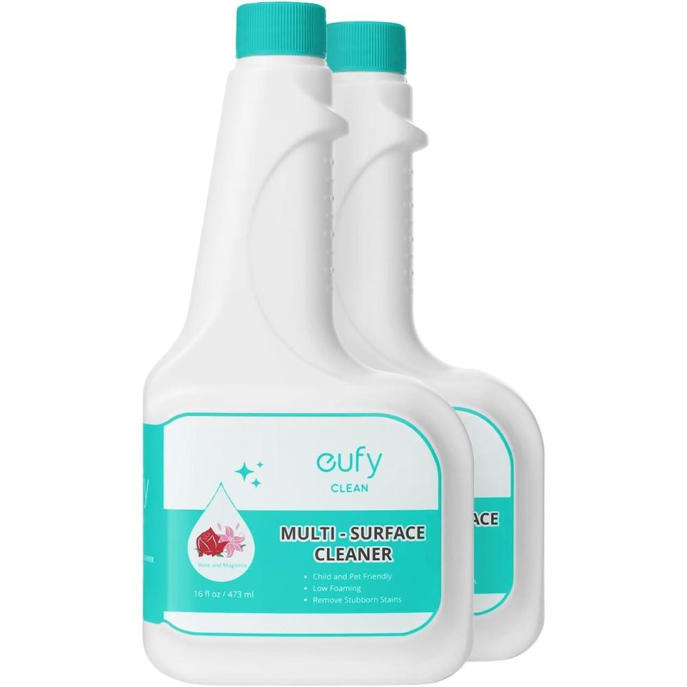 imageeufy RoboVac Hard Floor Cleaning Solution 2 Bottles Dilution Ratio 1200 473 ml Floor Cleaner EcoFriendly PlantBasedCompatible with Omni C20 X8 Pro X10 Omni G series L Series8 Fl Oz Pack of 2