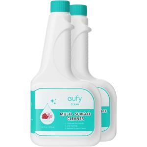 eufy RoboVac Hard Floor Cleaning Solution (2 Bottles), Dilution Ratio 1:200, 473 ml, Floor Cleaner, Eco-Friendly, Plant-Based,Compatible with Omni C20, X8 Pro, X10 Omni, G series, L Series(8 Fl Oz (Pack of 2))