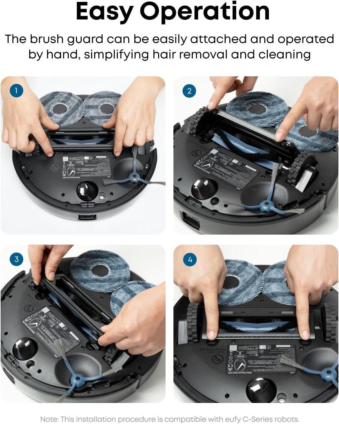 imageeufy Replacement Brush Guard compatible with eufy AutoEmptyC10