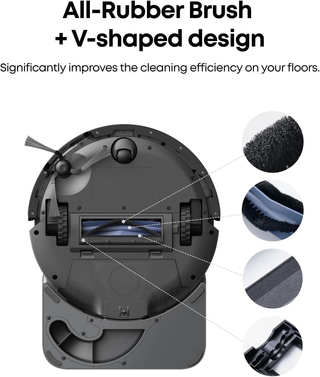 imageeufy RoboVac Replacement Accessories Kit 2 Side Brushes 2 Filter Sets Rolling Brush Brush Guard Compatible SelfEmpty C10