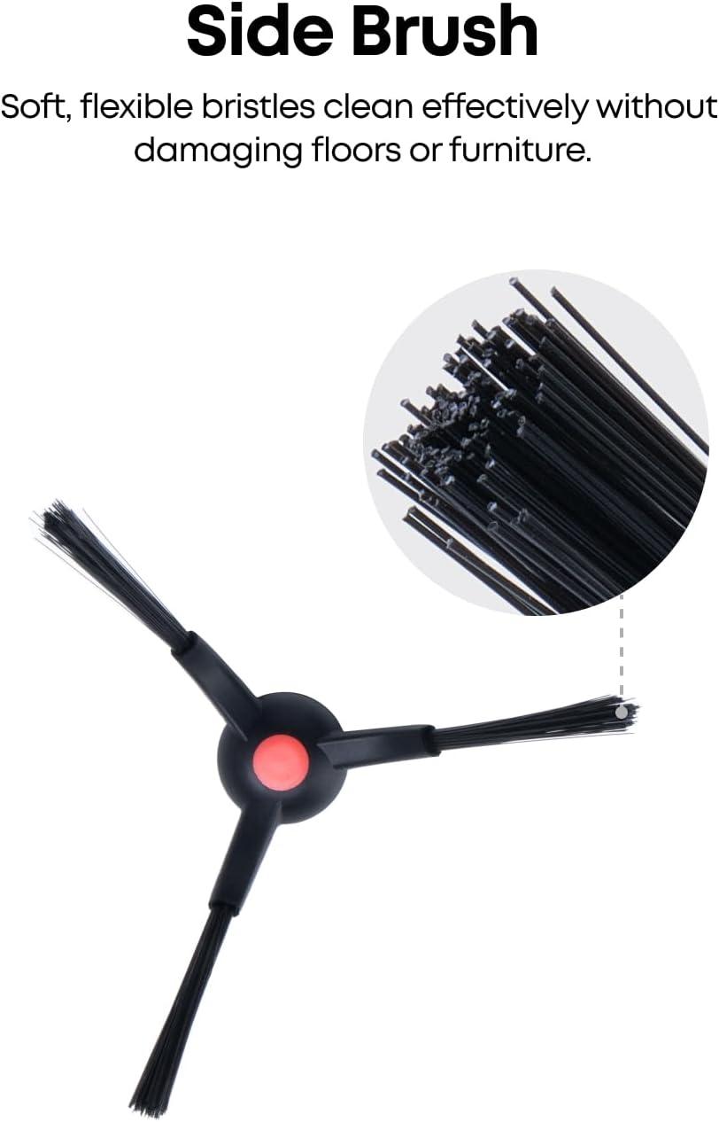imageeufy Official 2x Side Brushes Soft and Flexible Compatible with eufy 3in1 E20