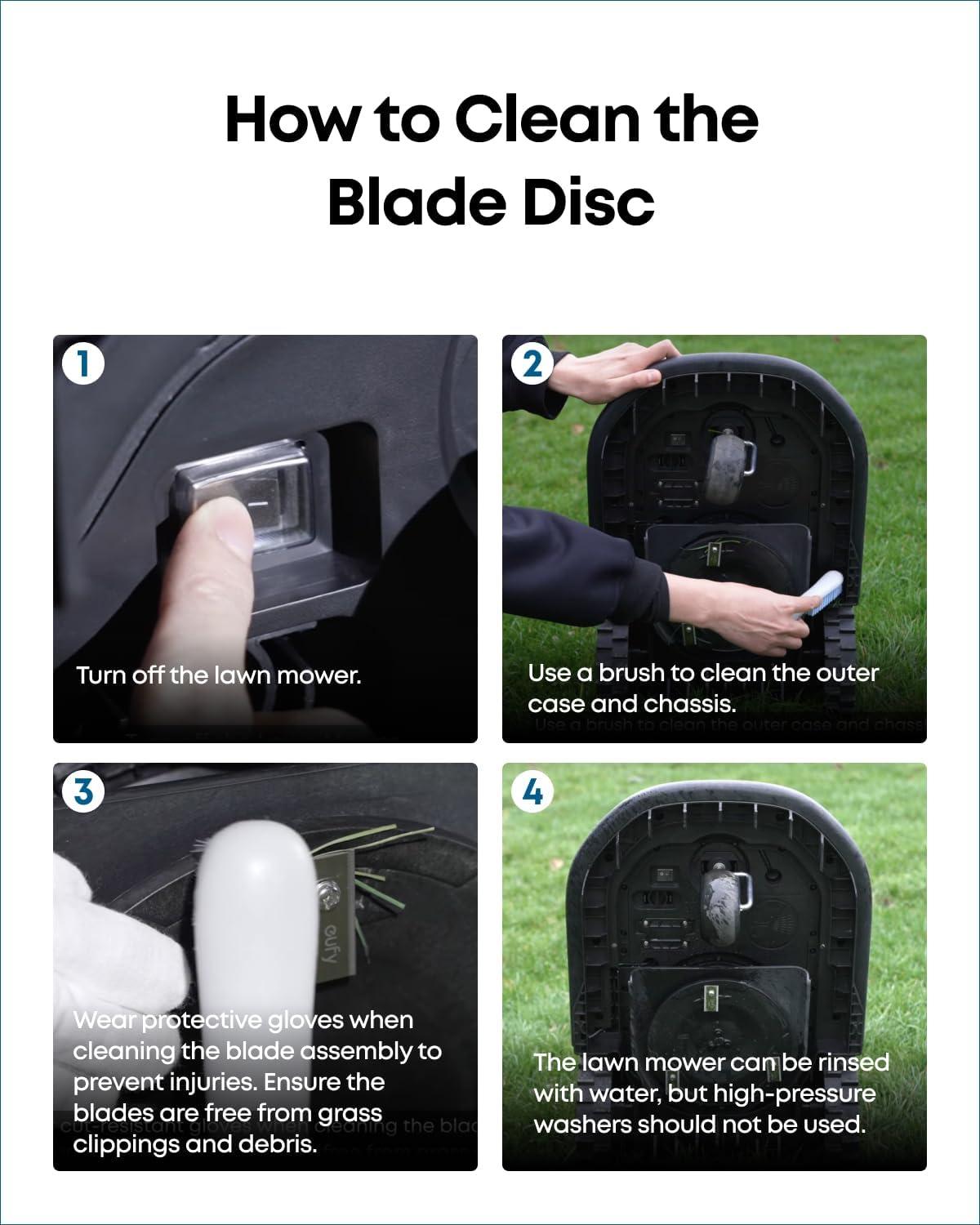 imageeufy Official Accessories Blade Disc 1 Compatible E15E18 Robot Lawn Mower