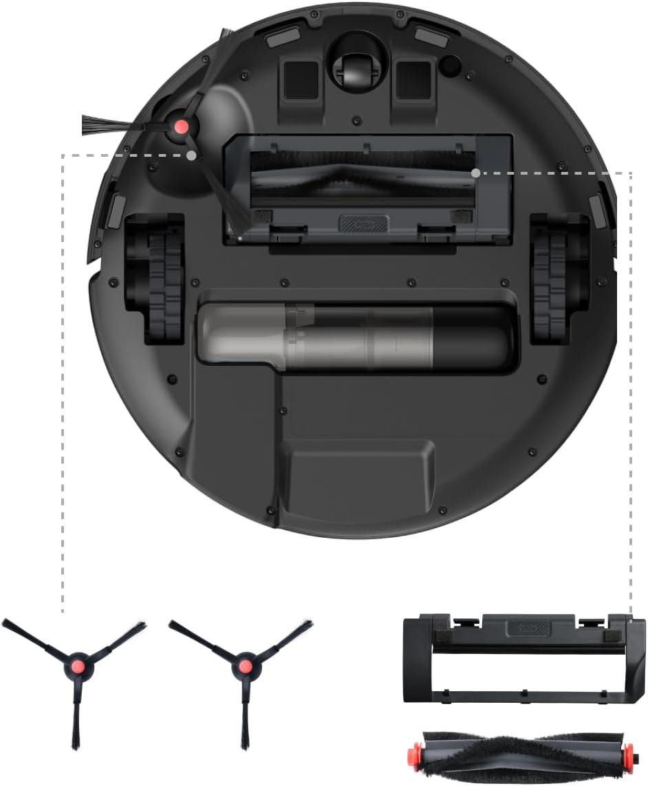 imageeufy Official Accessories Kit 6Month Supply Includes Rolling Brush amp Guard 2x HighPerformance Filters 2x Side Brushes 3x Dust Bags Compatible with eufy 3in1 E20