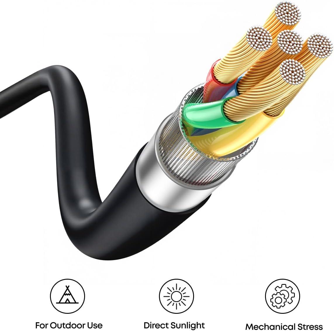 imageeufy Official Accessories Power Extension Cord 1 Compatible with eufy Robotic Lawn Mower E15E18
