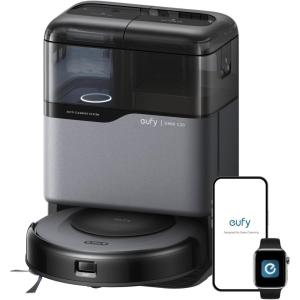 eufy Robot Vacuum E25, 20,000 Pa Suction,HydroJet Always-Clean Roller Mop, All-in-One Robot Vacuum and Mop Combo, Edge-to-Corner Cleaning, Zero-Tangle Design, AI Obstacle Avoidance (Upgraded)(C20 Omni)