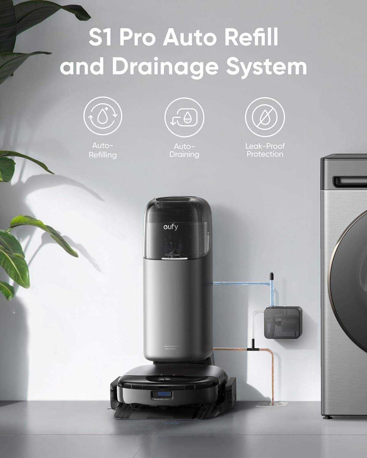imageeufy AccessoryAuto Water Refill and Drainage System AutoRefill and Drain Module Compatible S1 Pro HydrojetWater module for S1 Pro