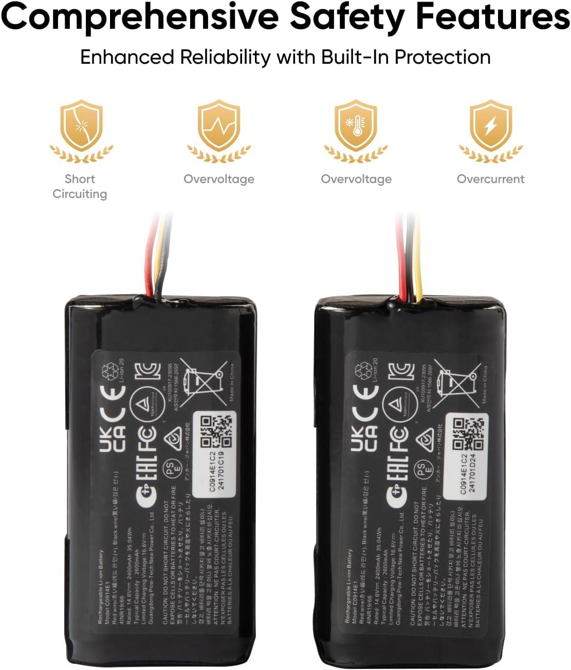 imageeufy AccessoryReplacement Battery Pack Compatible with X10 Pro Omni