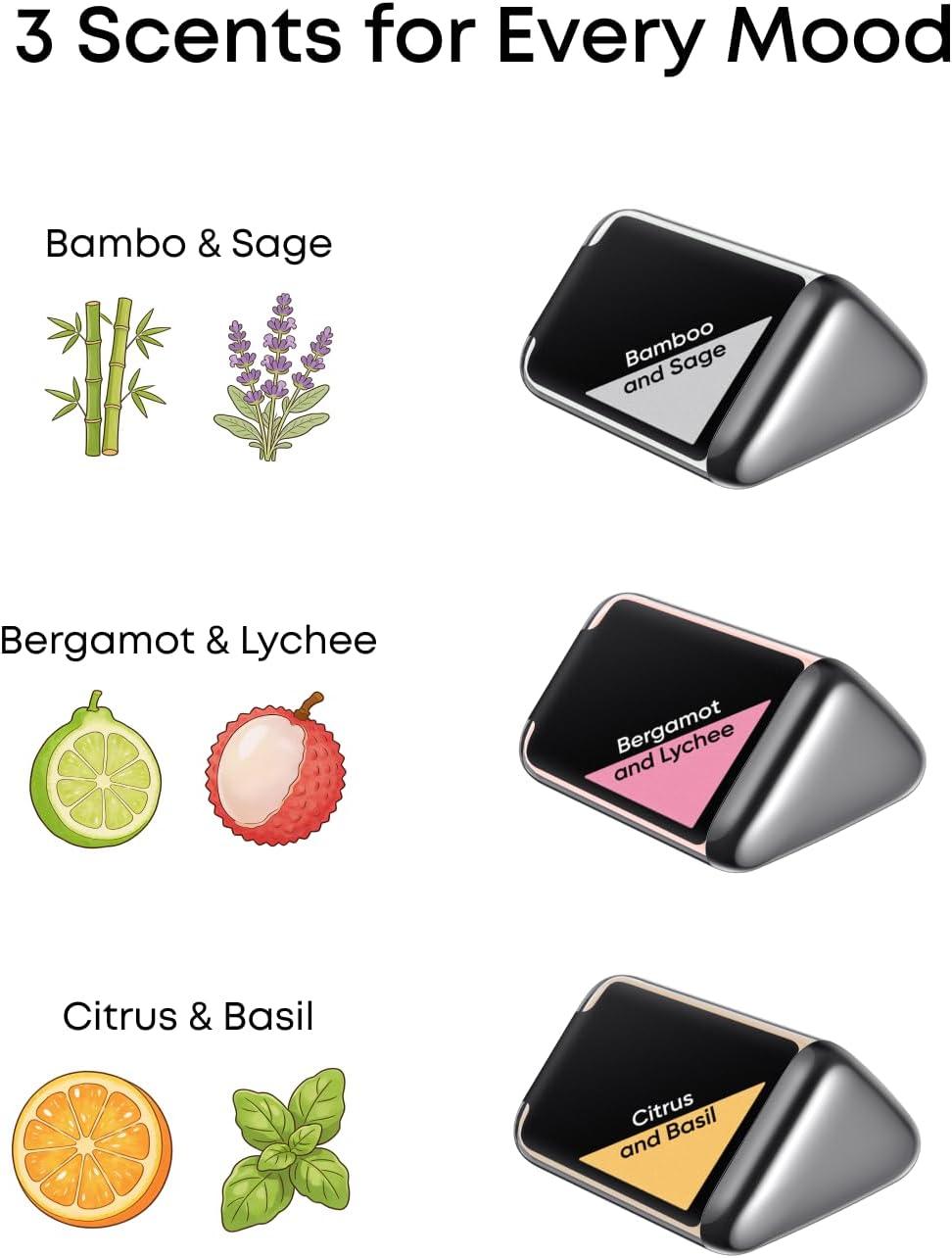 imageeufy Official Fragrance Refill Accessories for Omni S2 Three Different Scented Fragrances including Citrus amp Basil Bamboo amp Sage Bergamot amp Lychee Transform Cleaning into Aromatherapy
