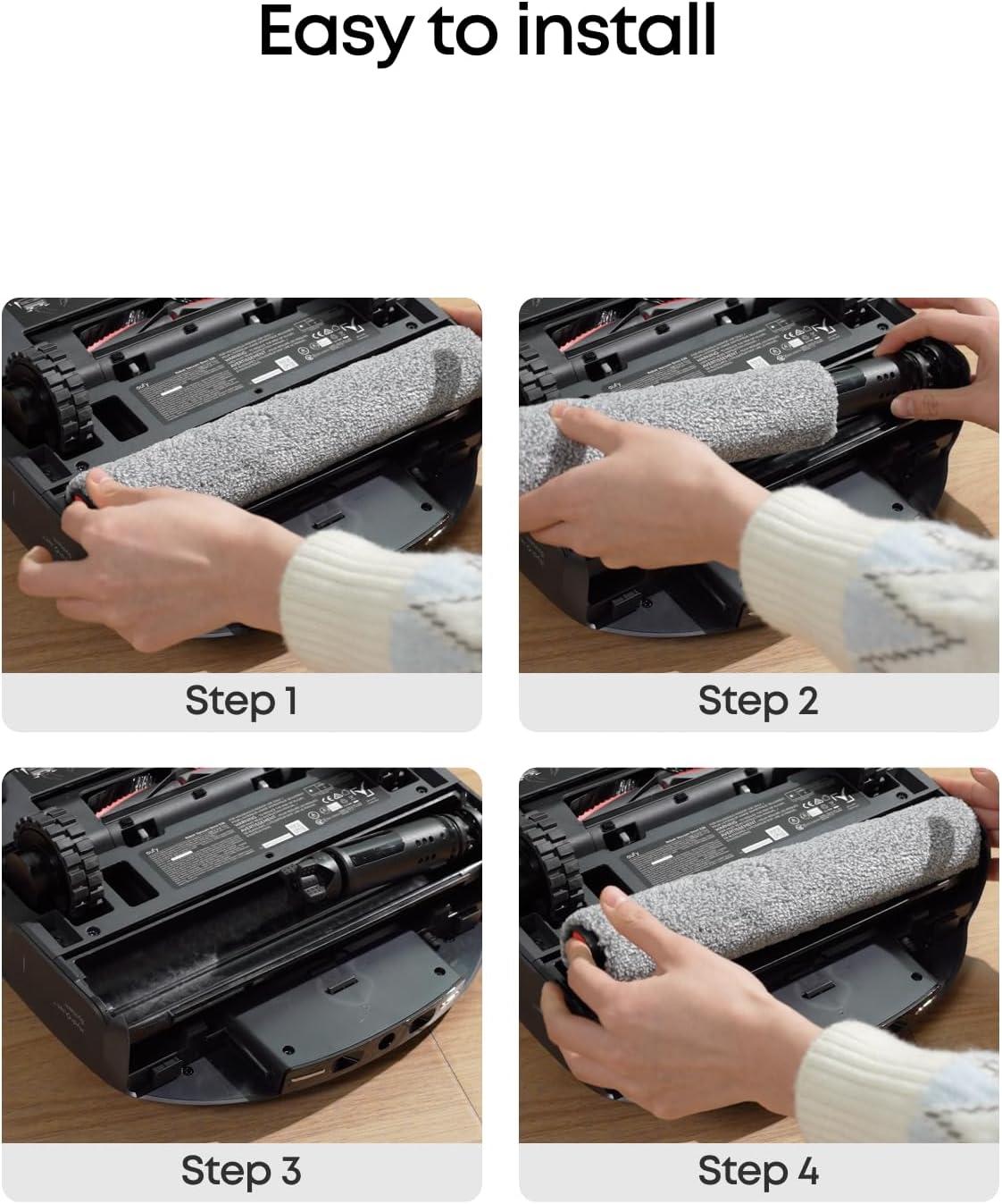 imageeufy Official Replacement Roller Mop Durable Washable Effective Cleaning Compatible with E25 E28 S1 S1 Pro and S2