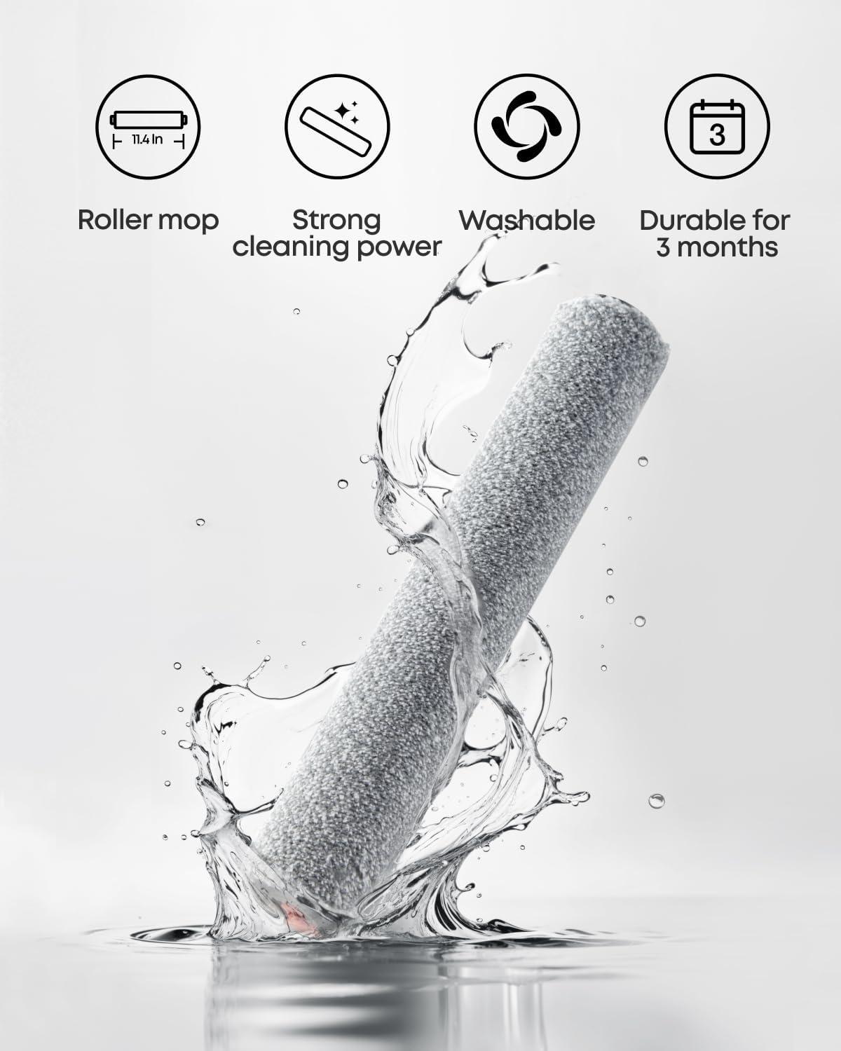 imageeufy Official Replacement Roller Mop Durable Washable Effective Cleaning Compatible with E25 E28 S1 S1 Pro and S2