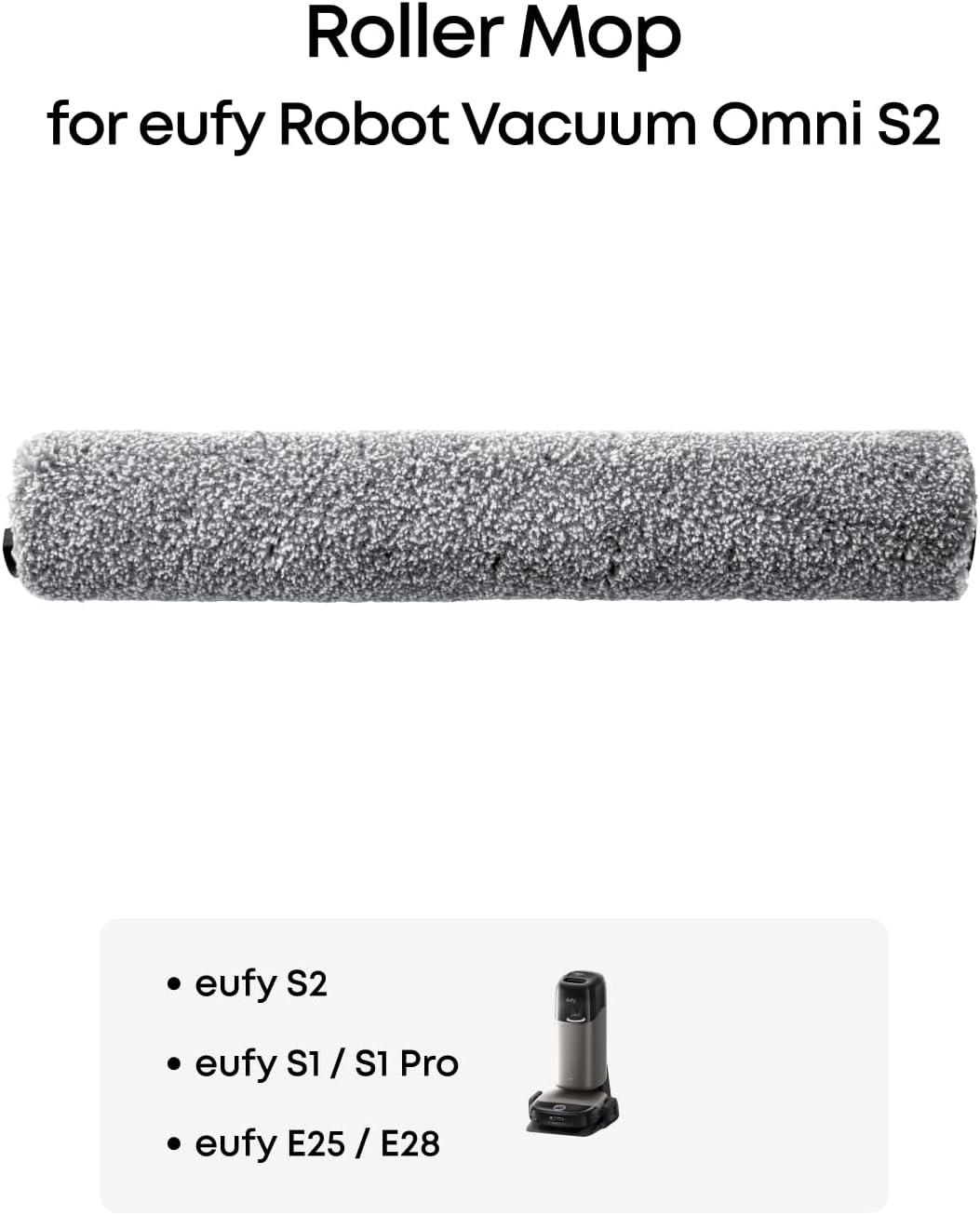 imageeufy Official Replacement Roller Mop Durable Washable Effective Cleaning Compatible with E25 E28 S1 S1 Pro and S2