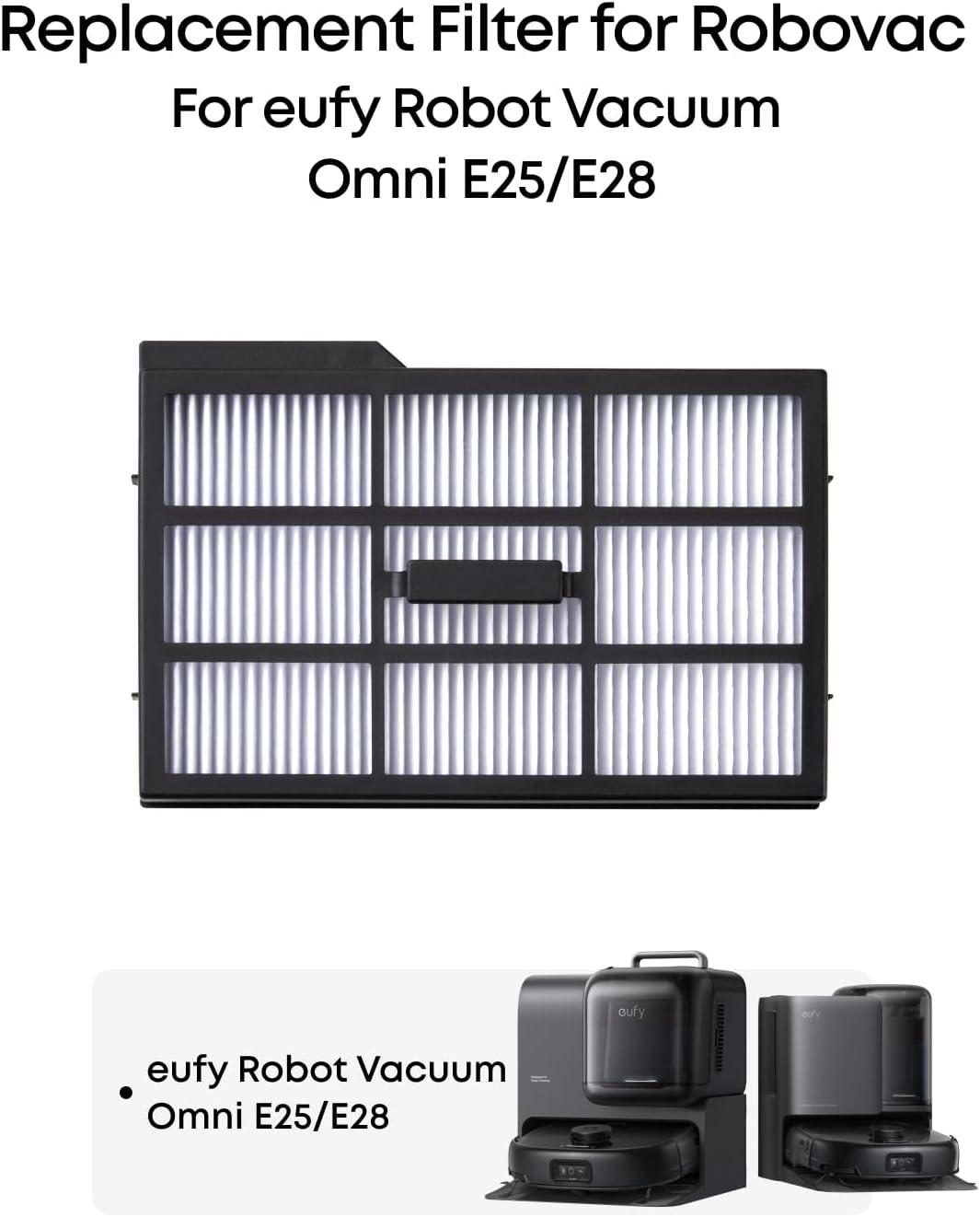 imageeufy Replacement Filter for RoboVac Efficient Filtration Durable Effective Cleaning Compatible with E25 and E28
