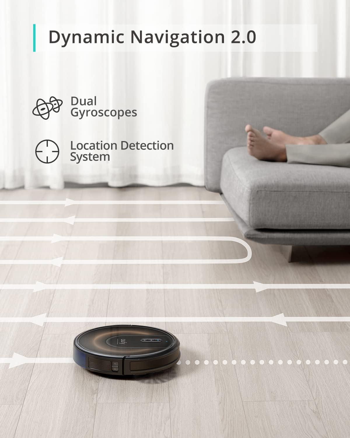 imageeufy Robot Vacuum Omni S1 Pro HydroJet System with Roller Mop Robot Vacuum and Mop Combos EcoClean Ozone Incrediable Suction Obstacle Avoidance Auto Mop Washing amp Drying SelfEmptyingRoboVac G30