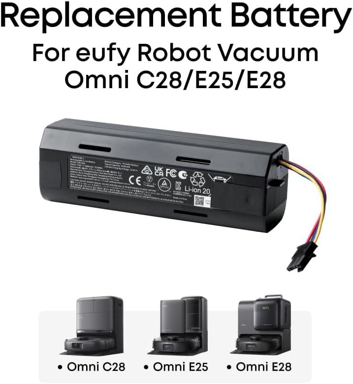 imageeufy Battery for RoboVac Safe Strong Protection Durable Compatible with E25ampE28ampC28