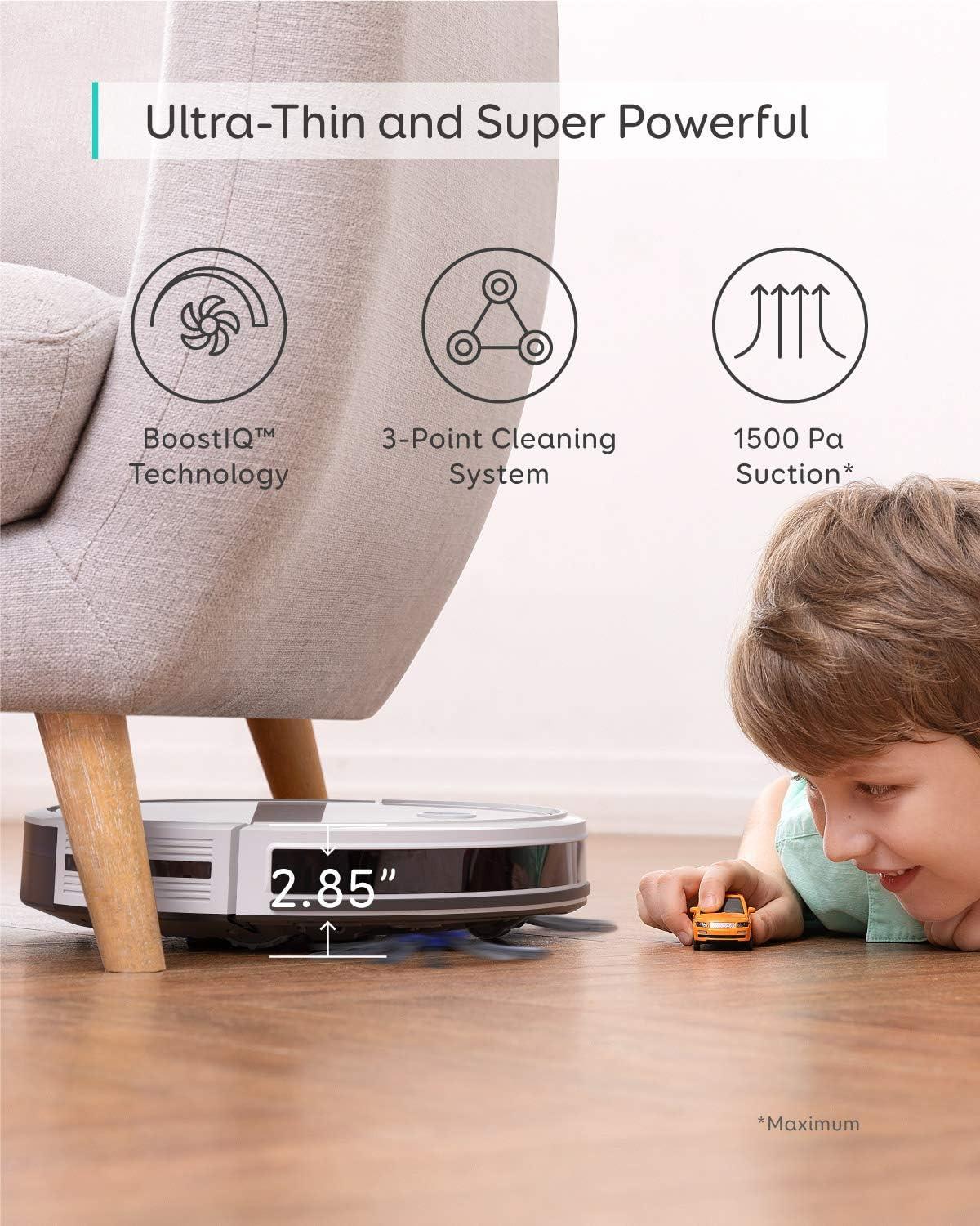 imageeufy S1 with AllinOne Station HydroJet System with Roller Mop Robot Vacuum and Mop Combo Incredible Suction Obstacle Avoidance MultiLevel Mapping Mop AutoRetraction Perfect for Pet Haireufy 30C