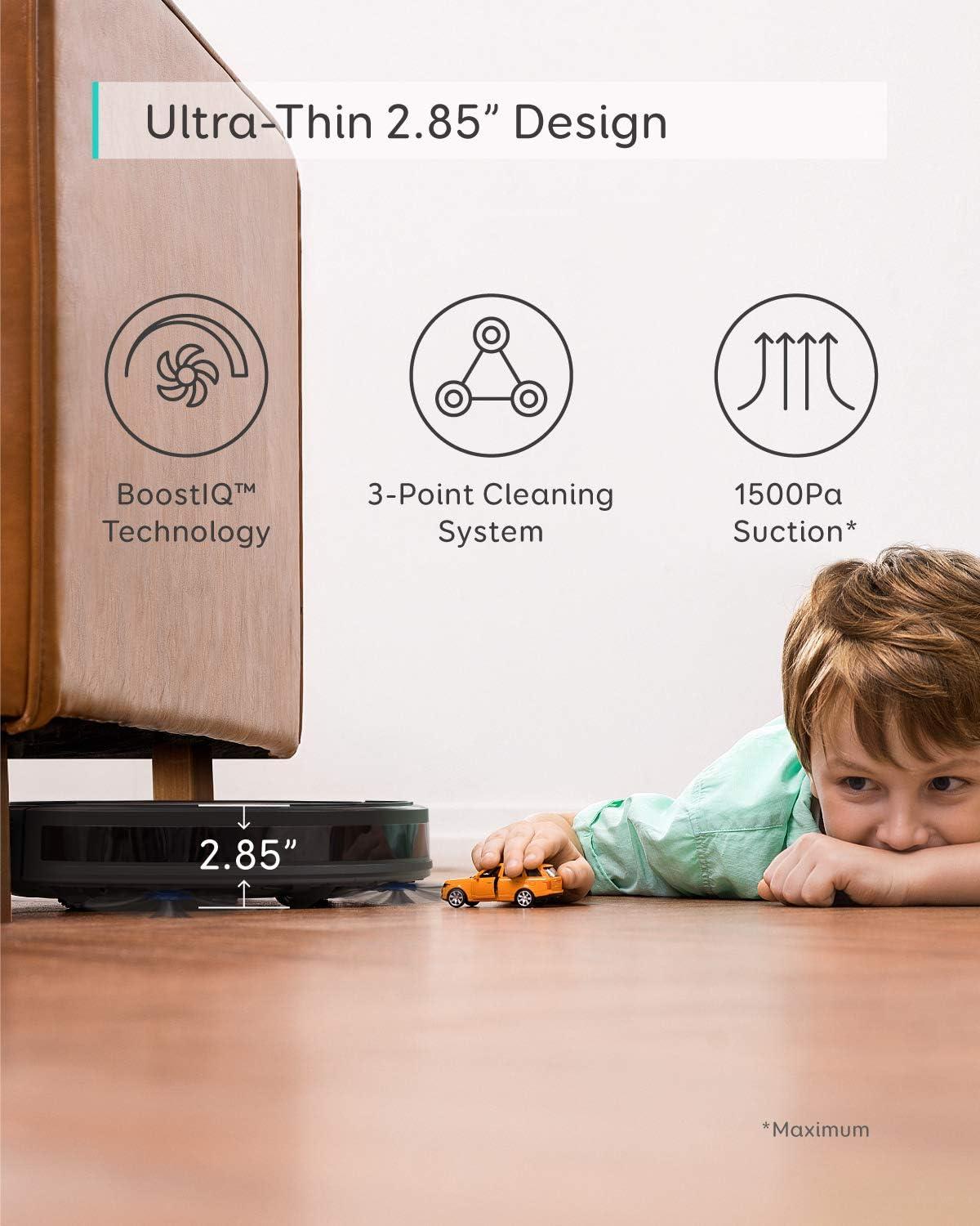 imageeufy S1 with AllinOne Station HydroJet System with Roller Mop Robot Vacuum and Mop Combo Incredible Suction Obstacle Avoidance MultiLevel Mapping Mop AutoRetraction Perfect for Pet Hair11S Plus